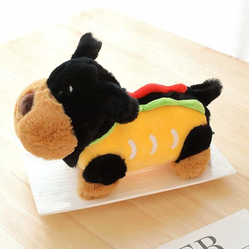 Dachshund Hot Dog Plush