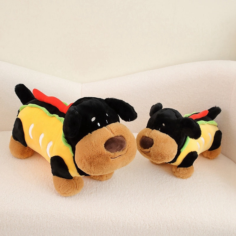 Dachshund Hot Dog Plush