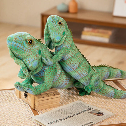 Realistic Iguana plush toy