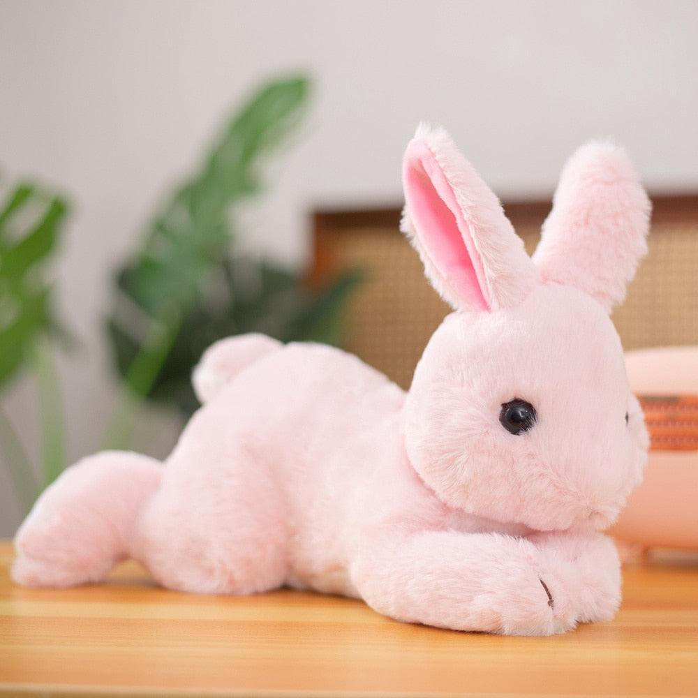 Peluche Lapin Fourrure Réaliste