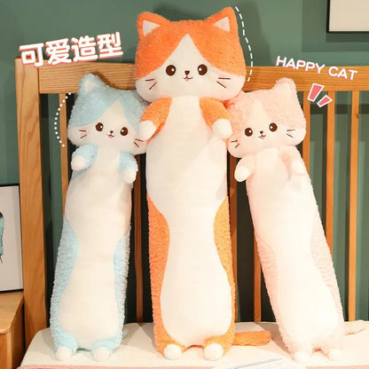 Catnip the Long Cat Plush Pillow