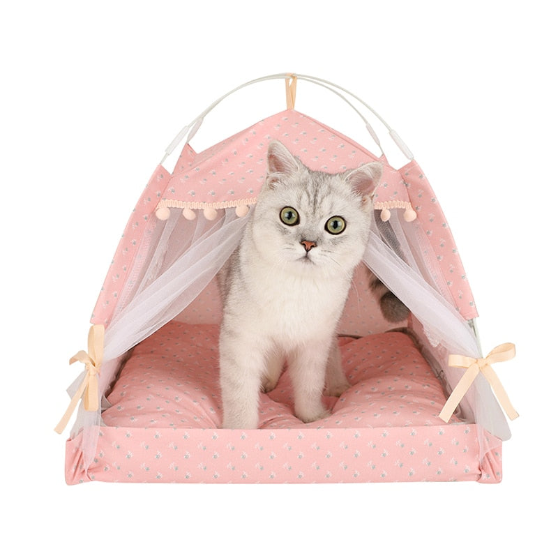 Adorables tentes-lits pour chiens et chats