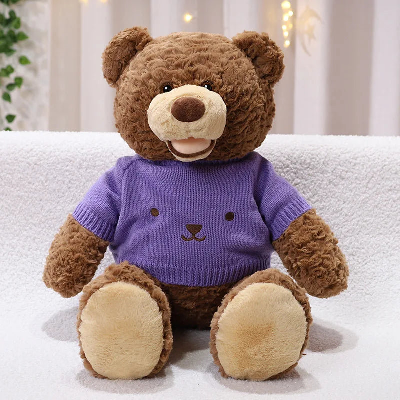 Teddy Bear Smiley Face Sweater Peluche Center