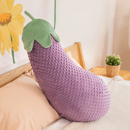 Kawaii giant eggplant plush toy