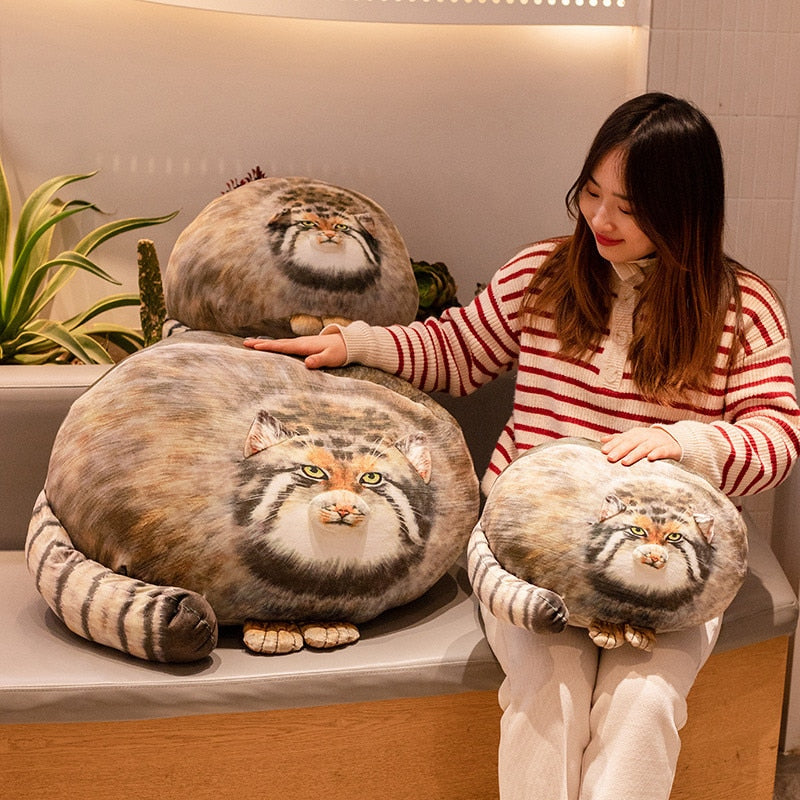 Fat Cat Printed Pillow