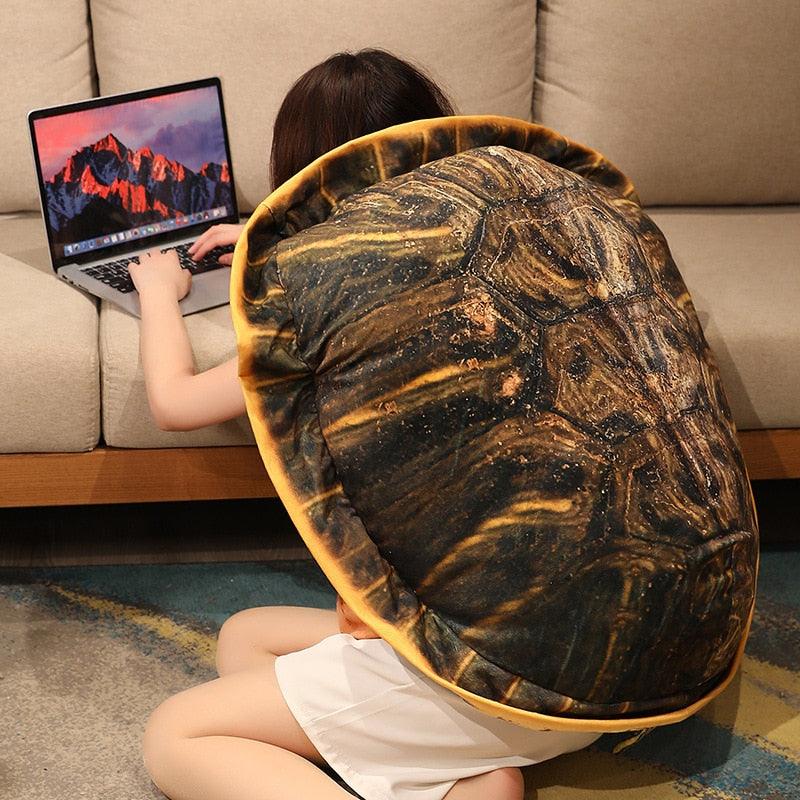 Giant turtle shell plush