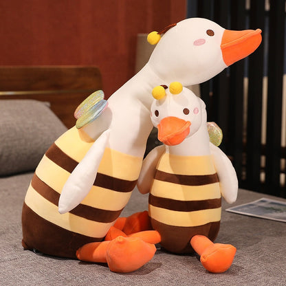 Super cute goose bee plush toy