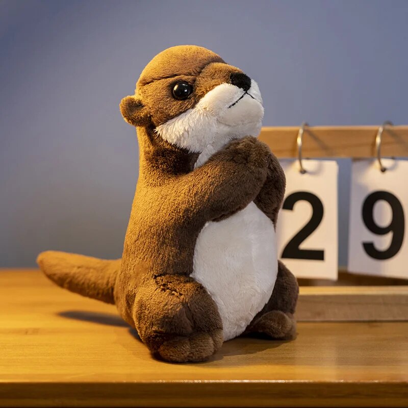 Adorable little otter-shaped soft toys