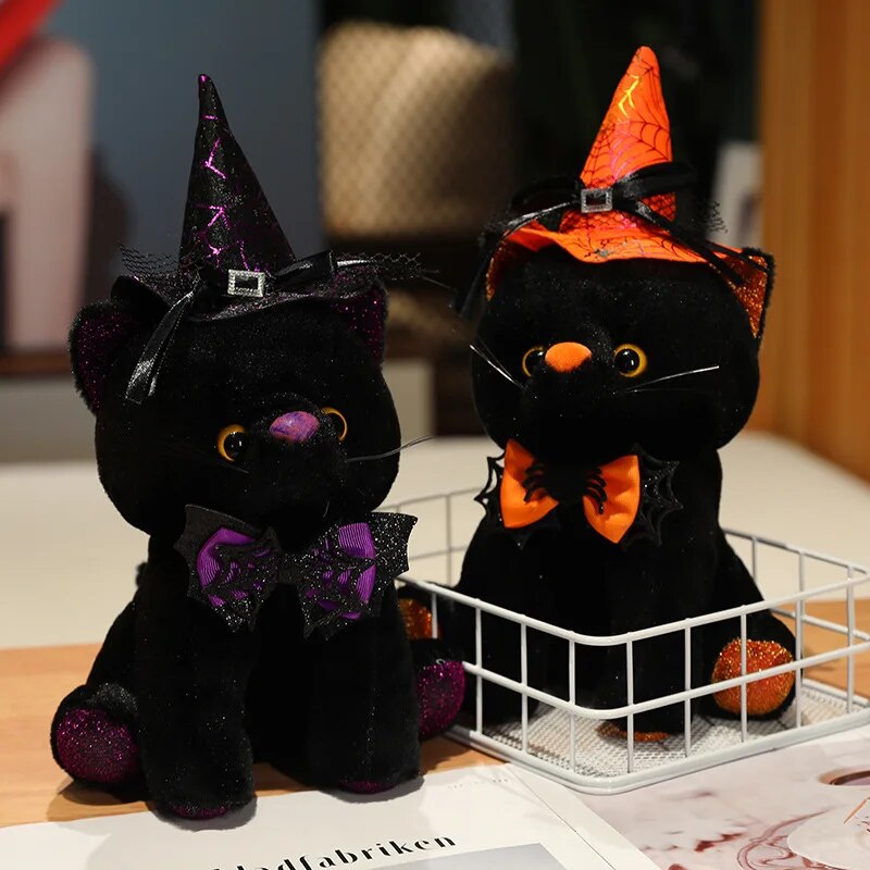 Halloween Witchy Kitty Cat Plush