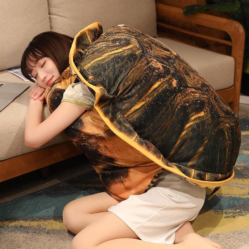 Giant turtle shell plush