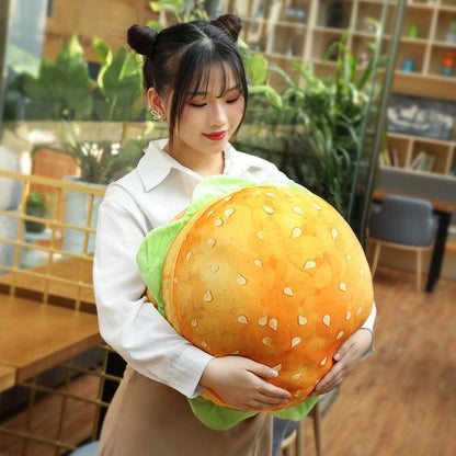 Sandwich and Hamburger plush toy for seat cushion