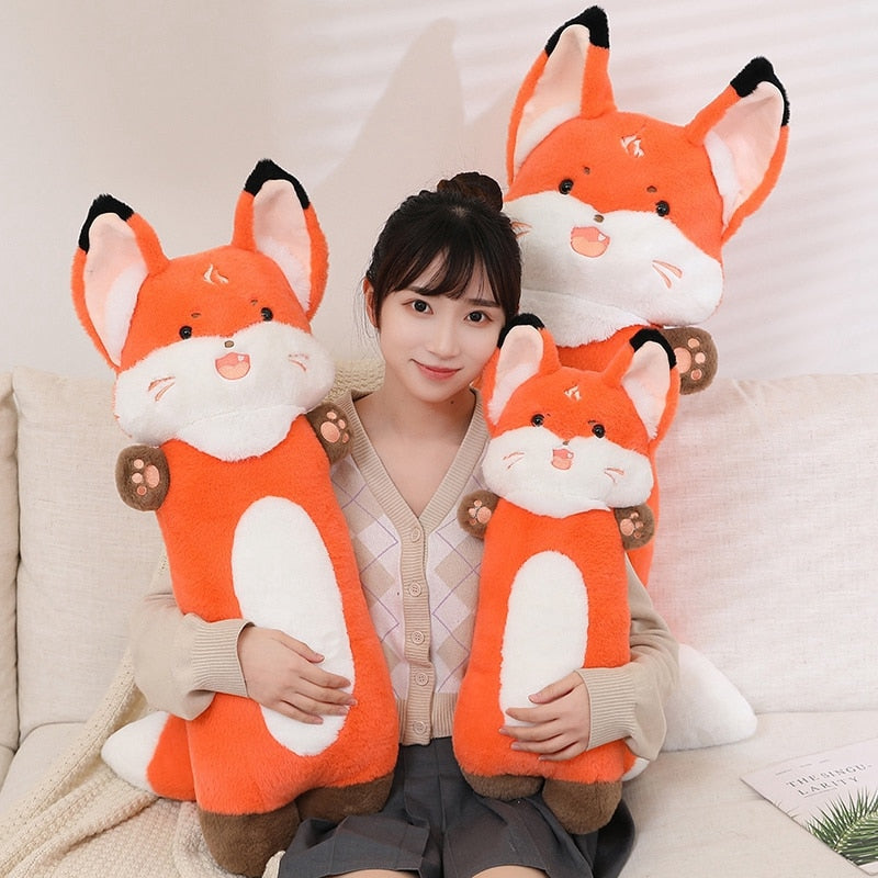 Peluche Renard Géant Kawaii