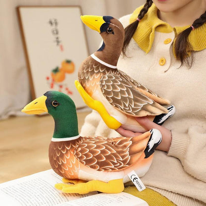 Realistic Adult Duck Plush Toy