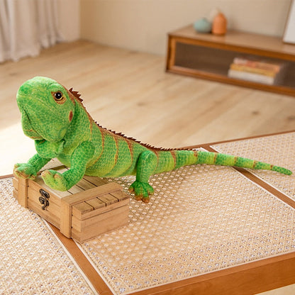 Realistic Iguana plush toy