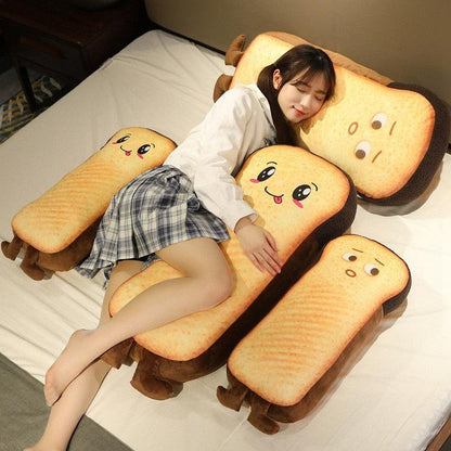 Kawaii Emotional Bread and Toast Plush Toys