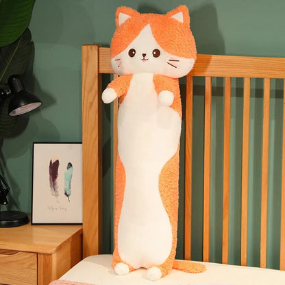 Catnip the Long Cat Plush Pillow