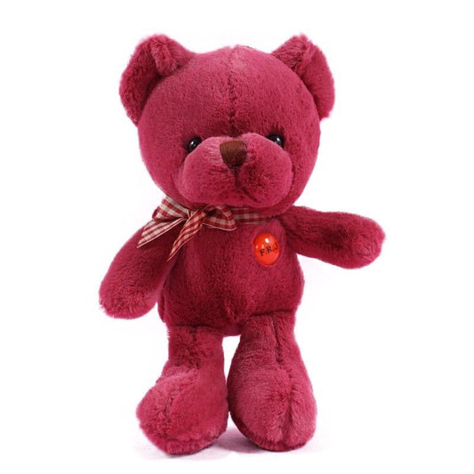 Peluche Ours Rouge Vin - Peluche Center