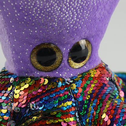 Peluche Cool Sparkle Sequin Octopus