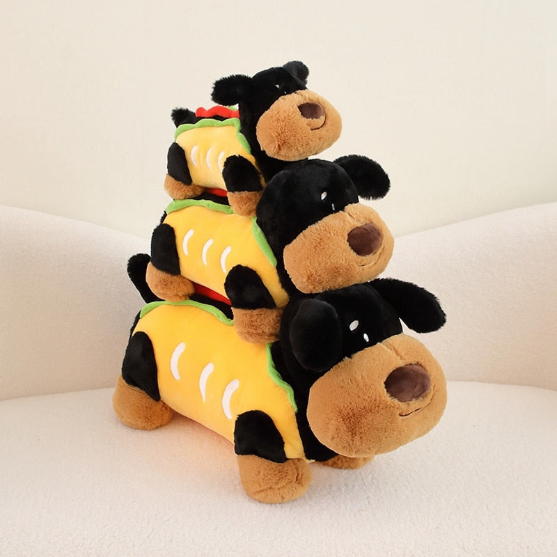 Dachshund Hot Dog Plush