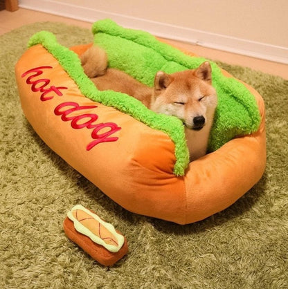 Hot dog shaped bed