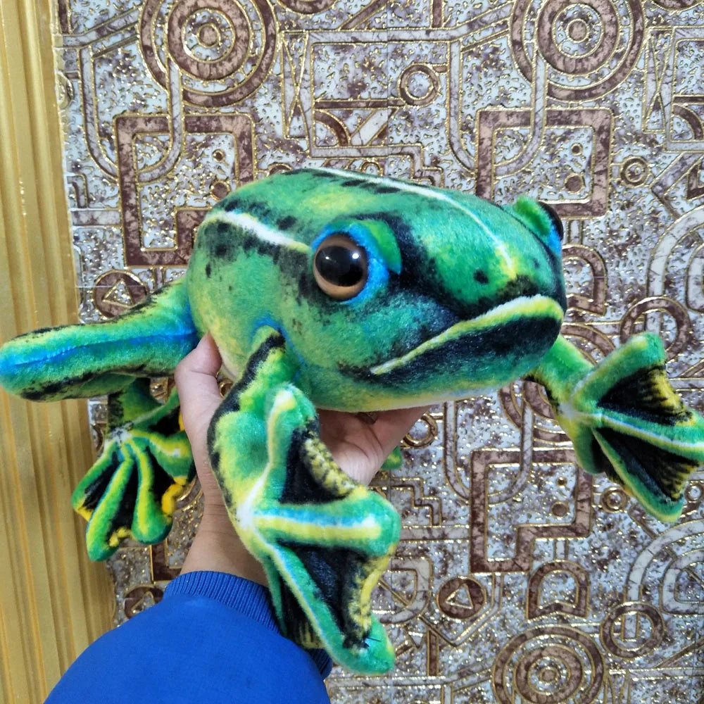 Realistic flying frog plush toy