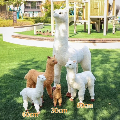 Giant realistic Alpaca stuffed animals