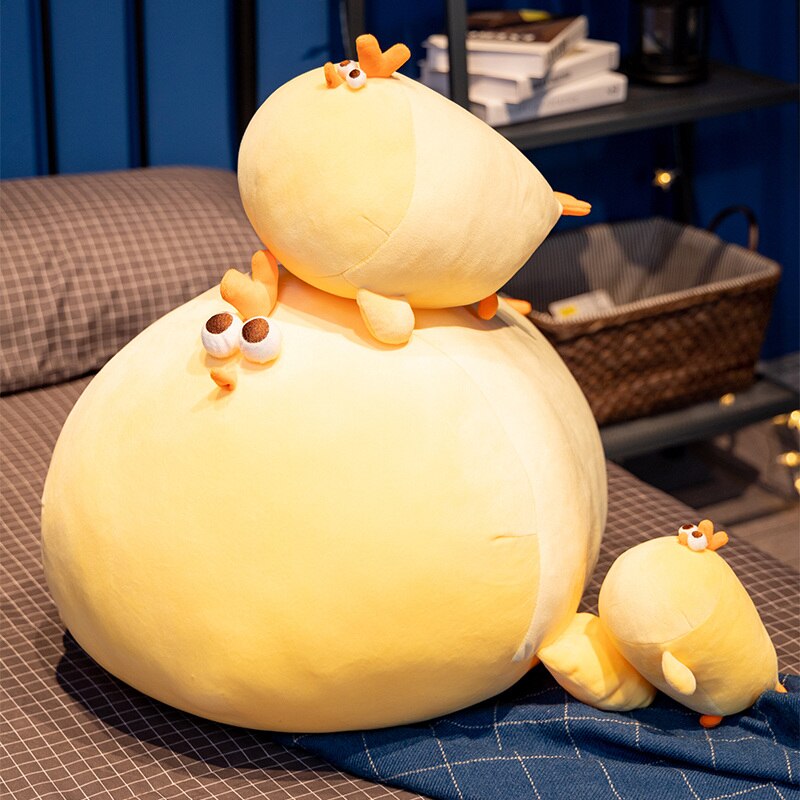 Funny chicken soft toys in the shape of an onion