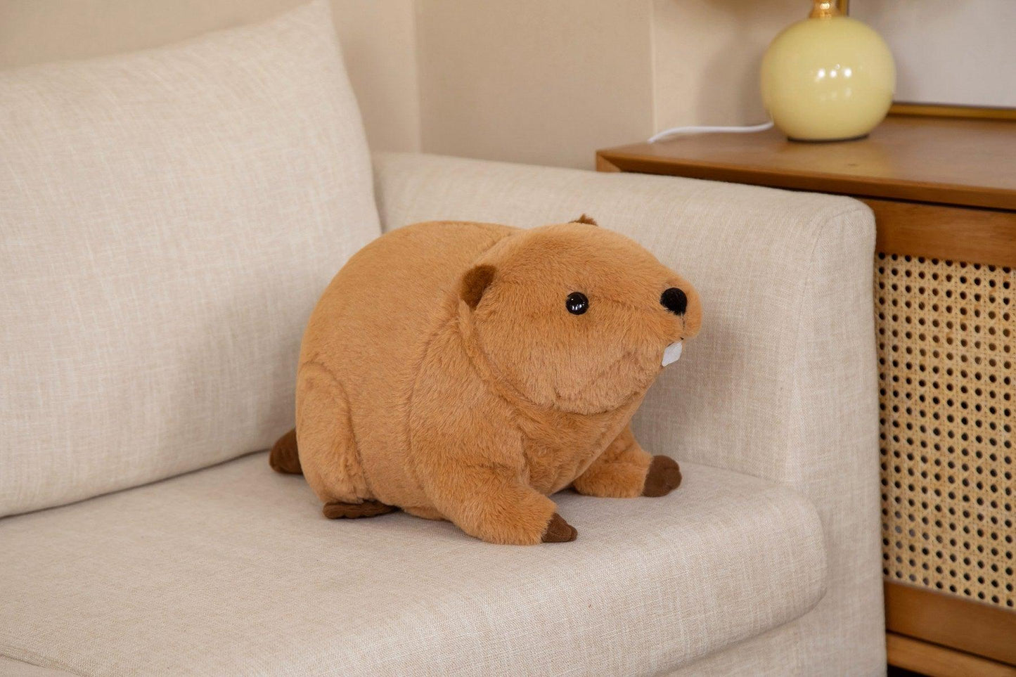 Beaver plush toy