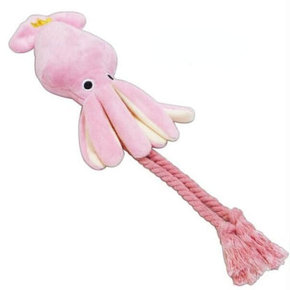 Squid dog toy