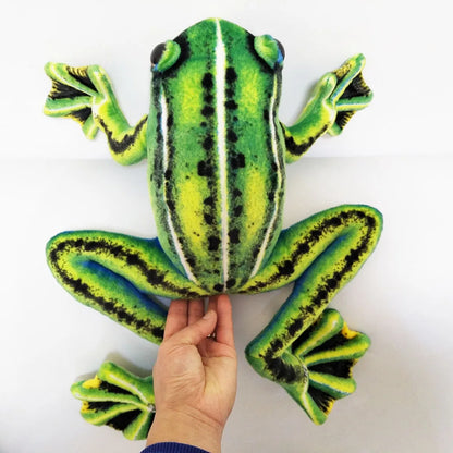 Realistic flying frog plush toy