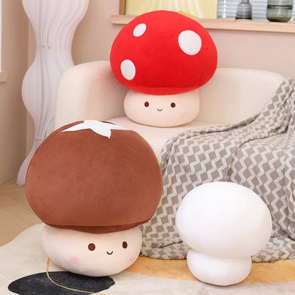 Kawaii Spotted Mushroom Plush Toys