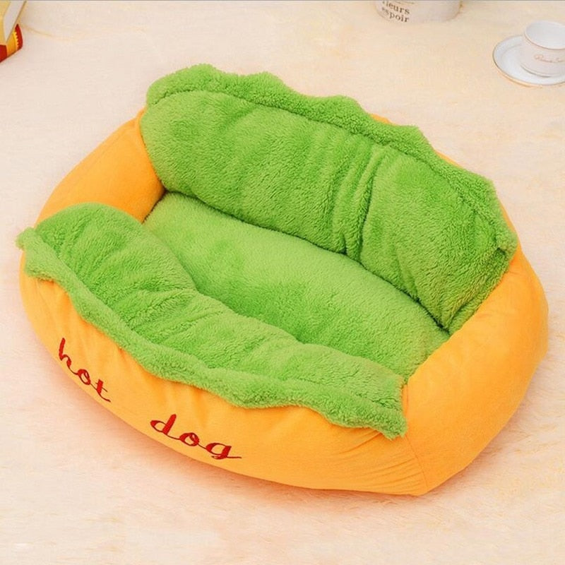 Hot dog shaped bed