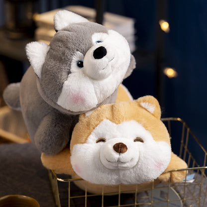 Kawaii Fluffy Husky Plush Toys