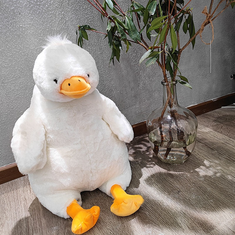 Peluche canard joufflu