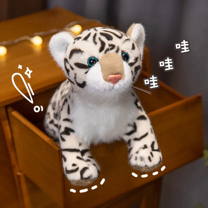 Realistic snow leopard stuffed animals