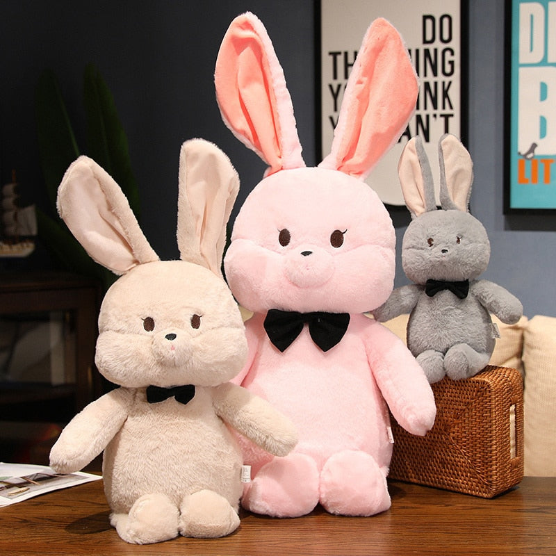 Rabbit plush with bow tie