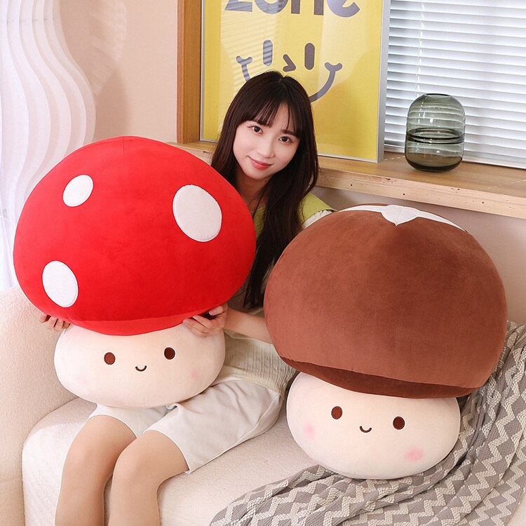 Peluches Kawaii Champignon Tacheté