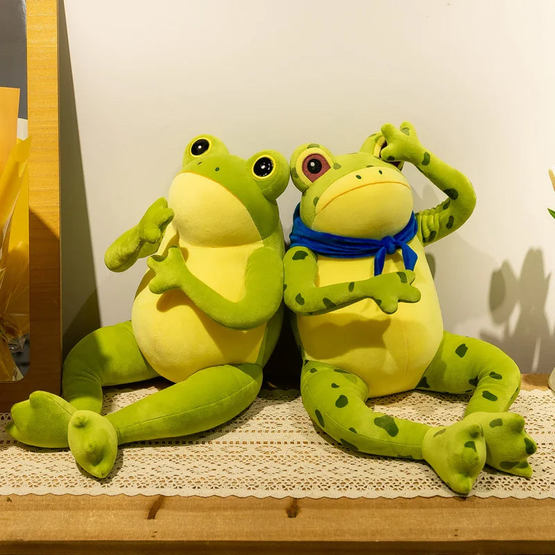 Funny frog friends