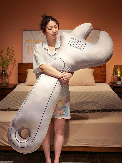 Extra-large adjustable wrench plush toy