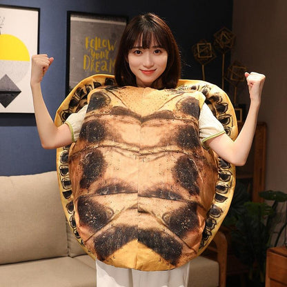 Giant turtle shell plush