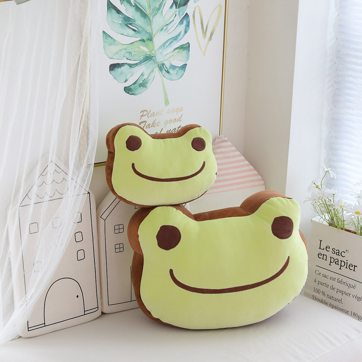 Happy Frog Pillow