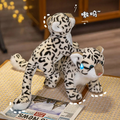 Realistic snow leopard stuffed animals