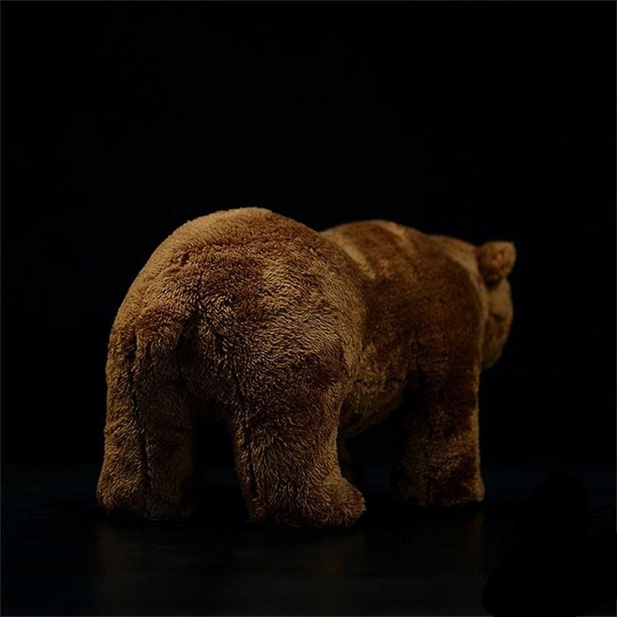 Peluche ours brun réaliste et câlin