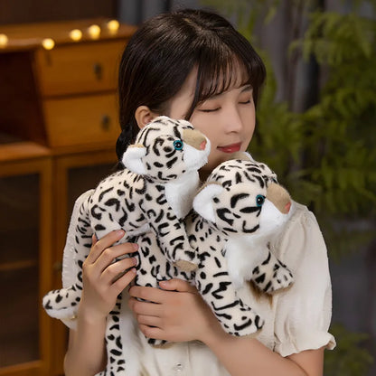 Realistic snow leopard stuffed animals