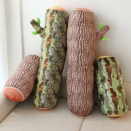 Creative Tree Log Plush Pillow