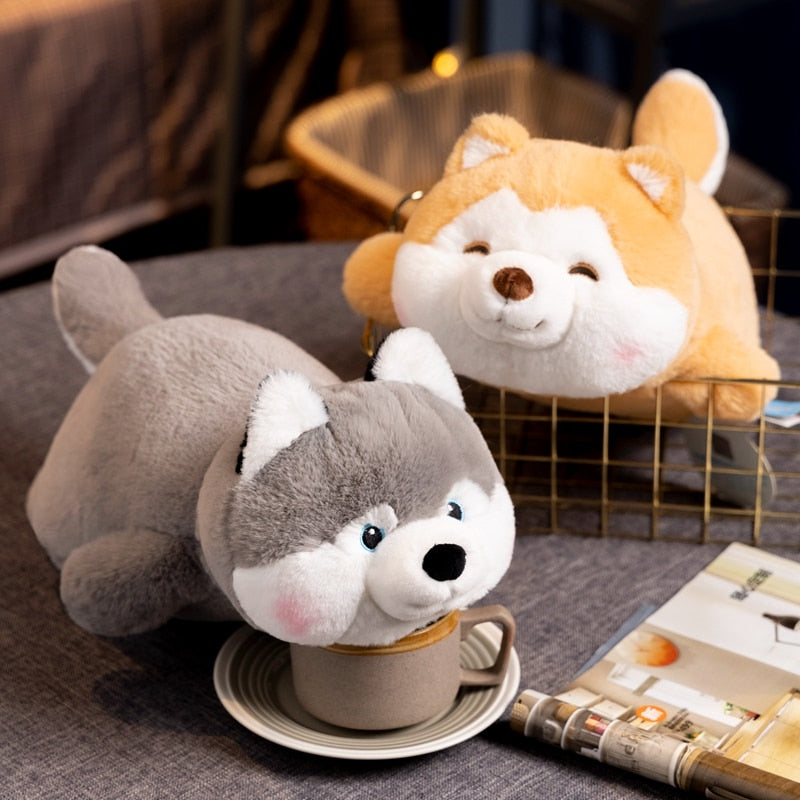 Kawaii Fluffy Husky Plush Toys