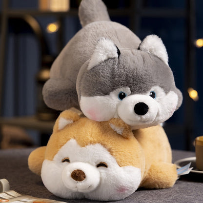 Kawaii Fluffy Husky Plush Toys