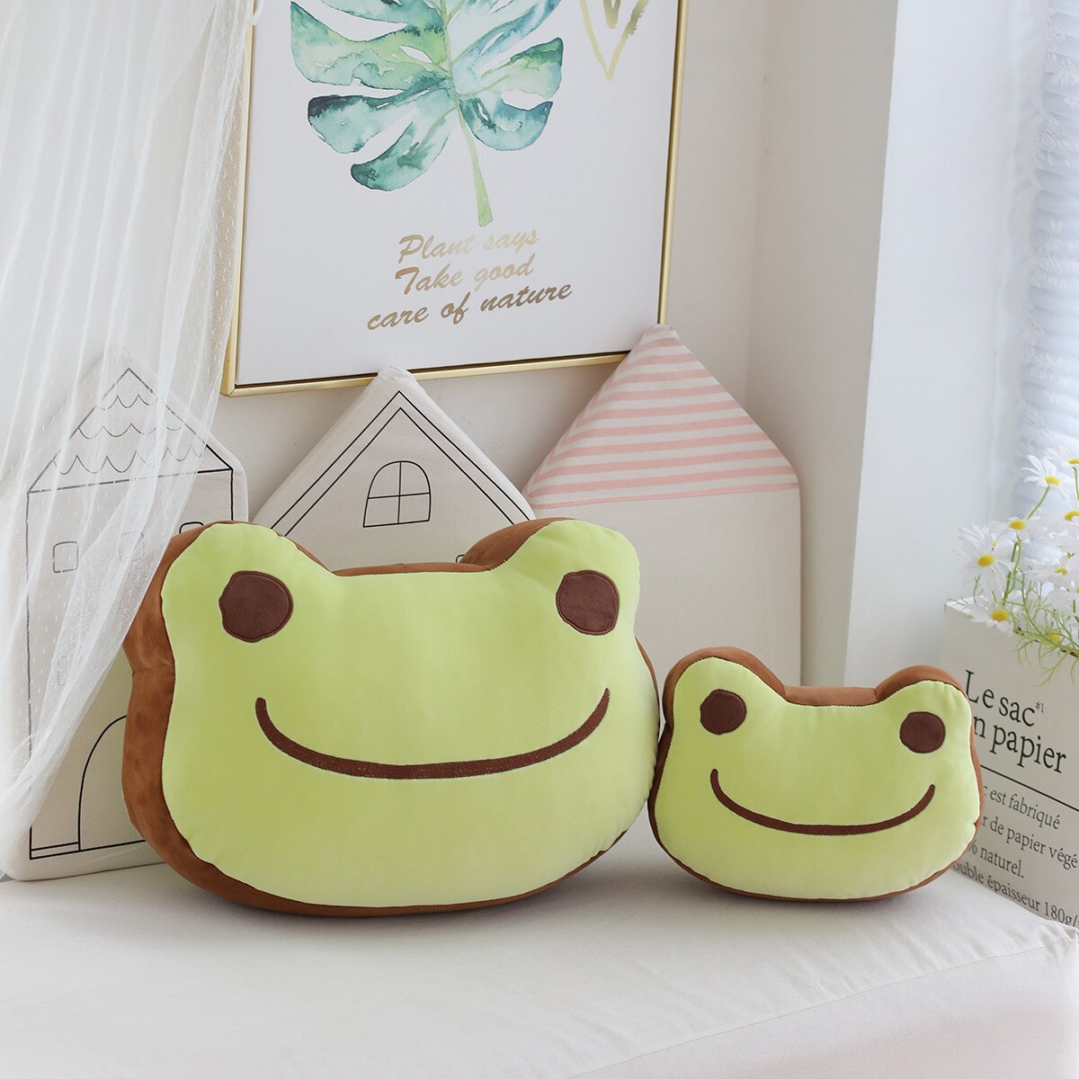 Happy Frog Pillow