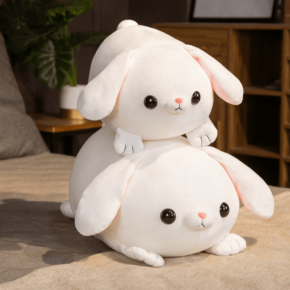 Stuffed kawaii rabbit plush toy