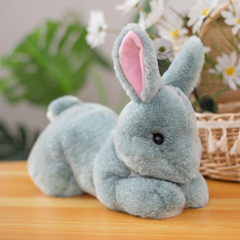 Peluche Lapin Fourrure Réaliste